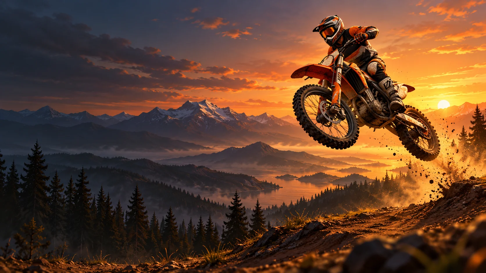 Motocross Madness Promotional concept artwork · not a gameplay screenshot
